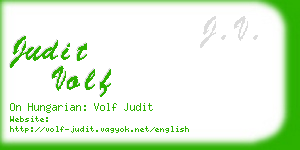 judit volf business card